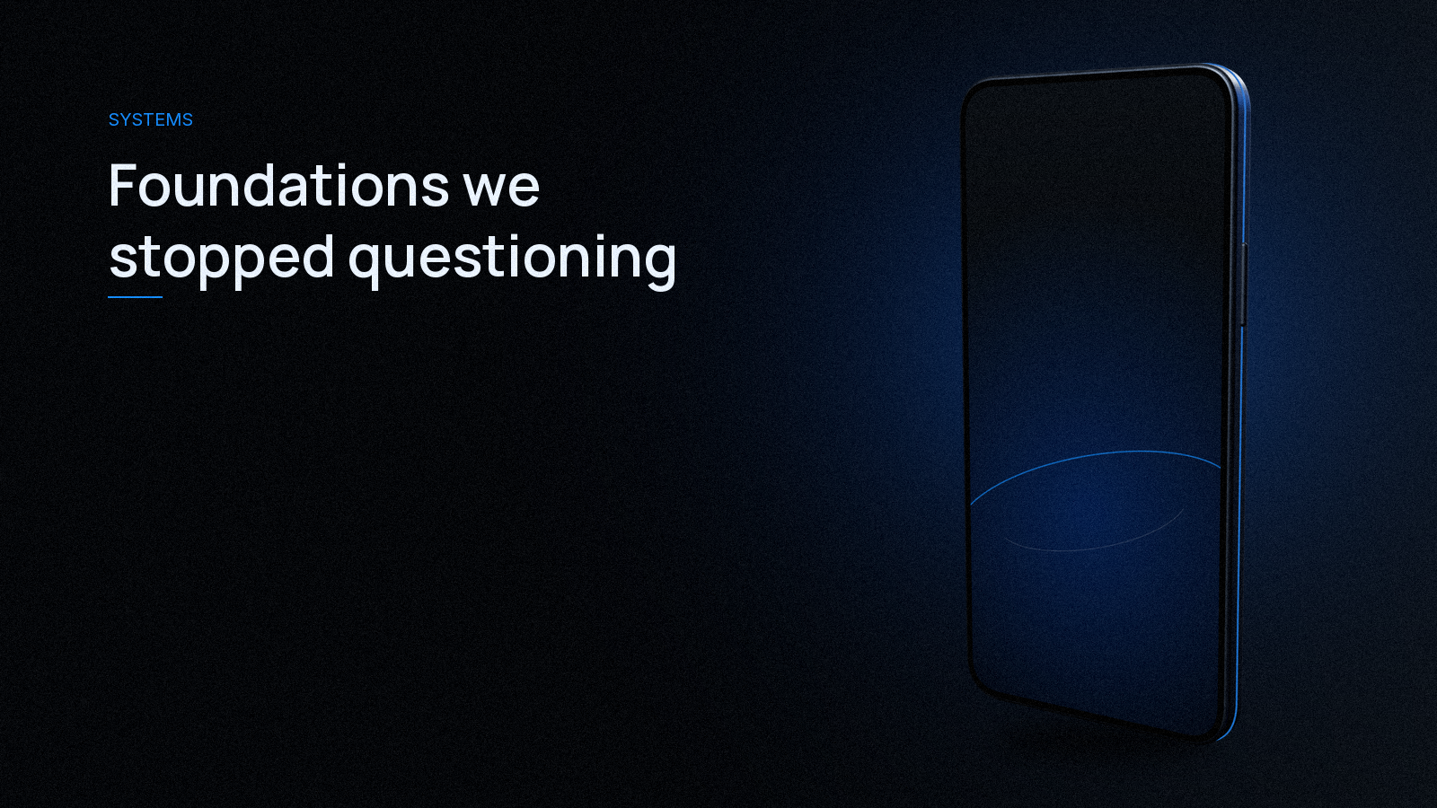 The Foundations We Stopped Questioning